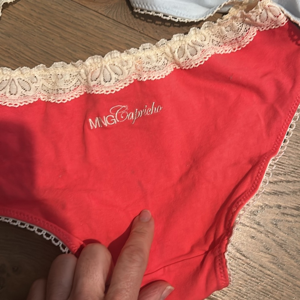 2sets - Soft cotton triangle bra and panty - Picture 15 of 15